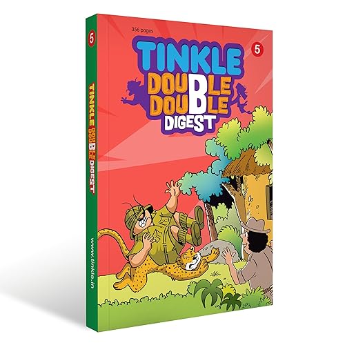 Tinkle Double Double Digest No. 05 | Comic Book for Kids Ages 3+ | Fun Stories for Kids 5-10 Years | Indian Comics Collection | Tinkle Digest Series | Educational and Entertaining Stories