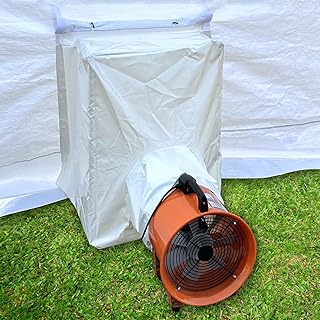 Cootentler Air Draft Device Connection for Connecting Booth and Exhaust Fan, Better Filter Out Overspray & Odor(Exhaust Fan is Exclude, White)