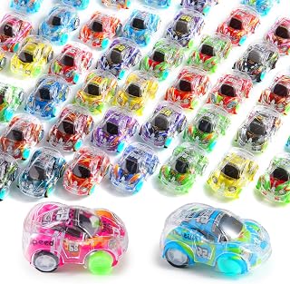 Benzem 50 Pack Mini Pull Back Cars for Kids Toddlers - Racing Toys Party Favors, Goodie Bag Stuffers, Classroom Prizes, Pinata Fillers Boys Girls