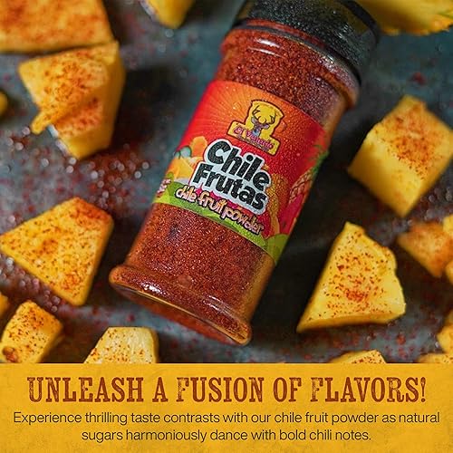 Miniatura 3 de El Venado Chile Frutas 5oz  Condimento de chile mexicano y lima  Eleva tus creaciones culinarias con esta sabrosa fiesta delicia. Ideal para frutas,