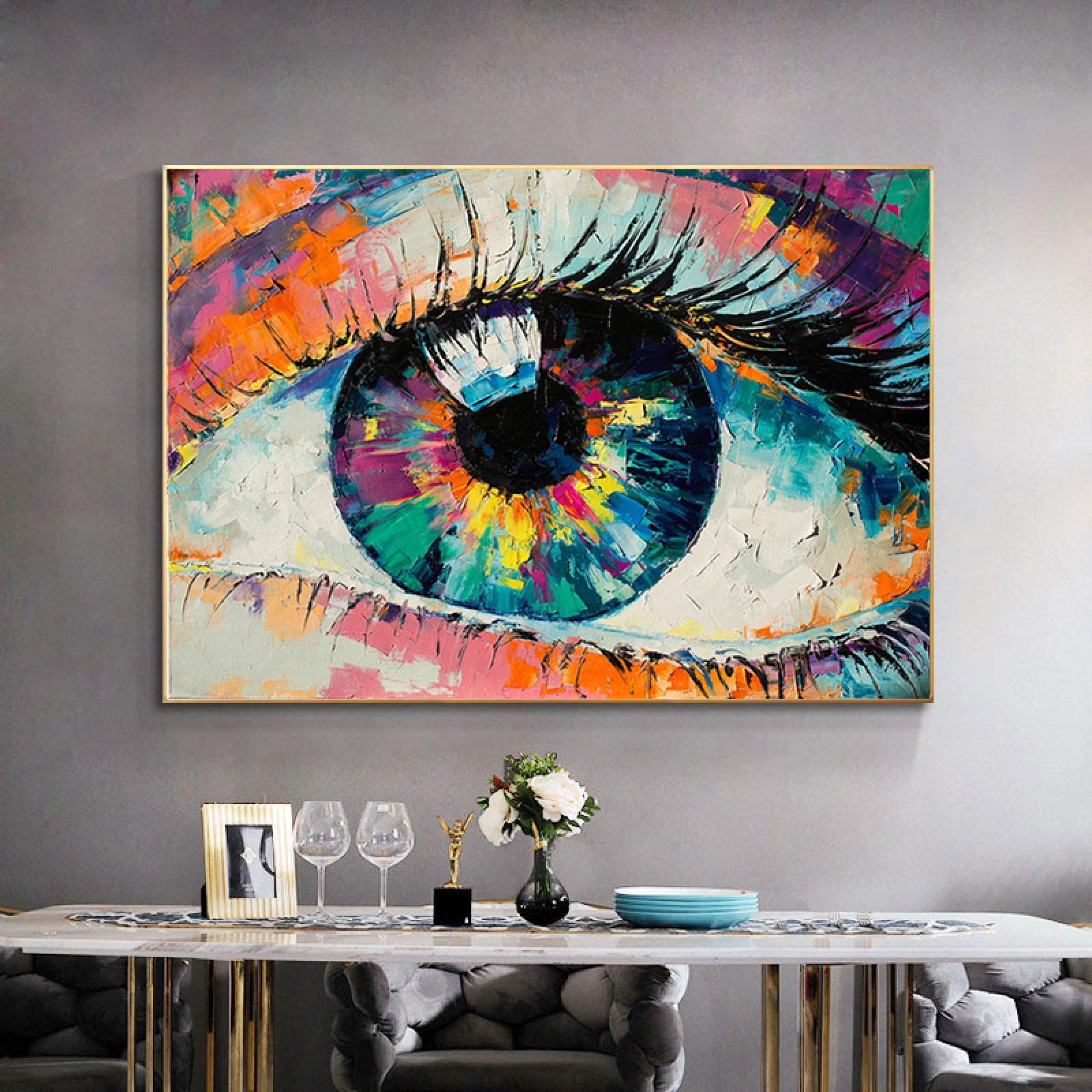 抽象画 人物画 黒フレーム F4インテリアアート 抽象画 人物画 黒フレーム F4インテリアアート