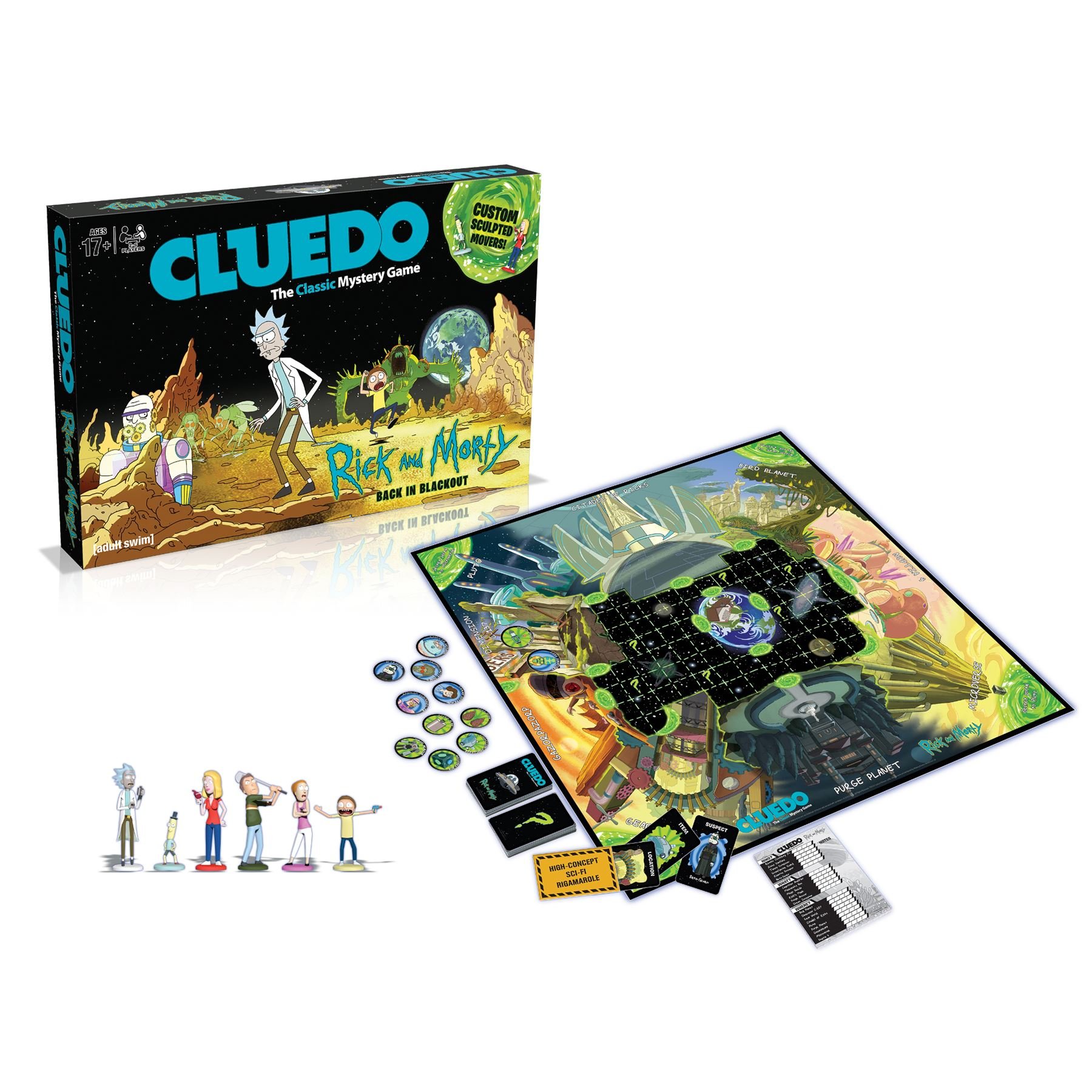 Cluedo 3210 Rick & Morty Board Game