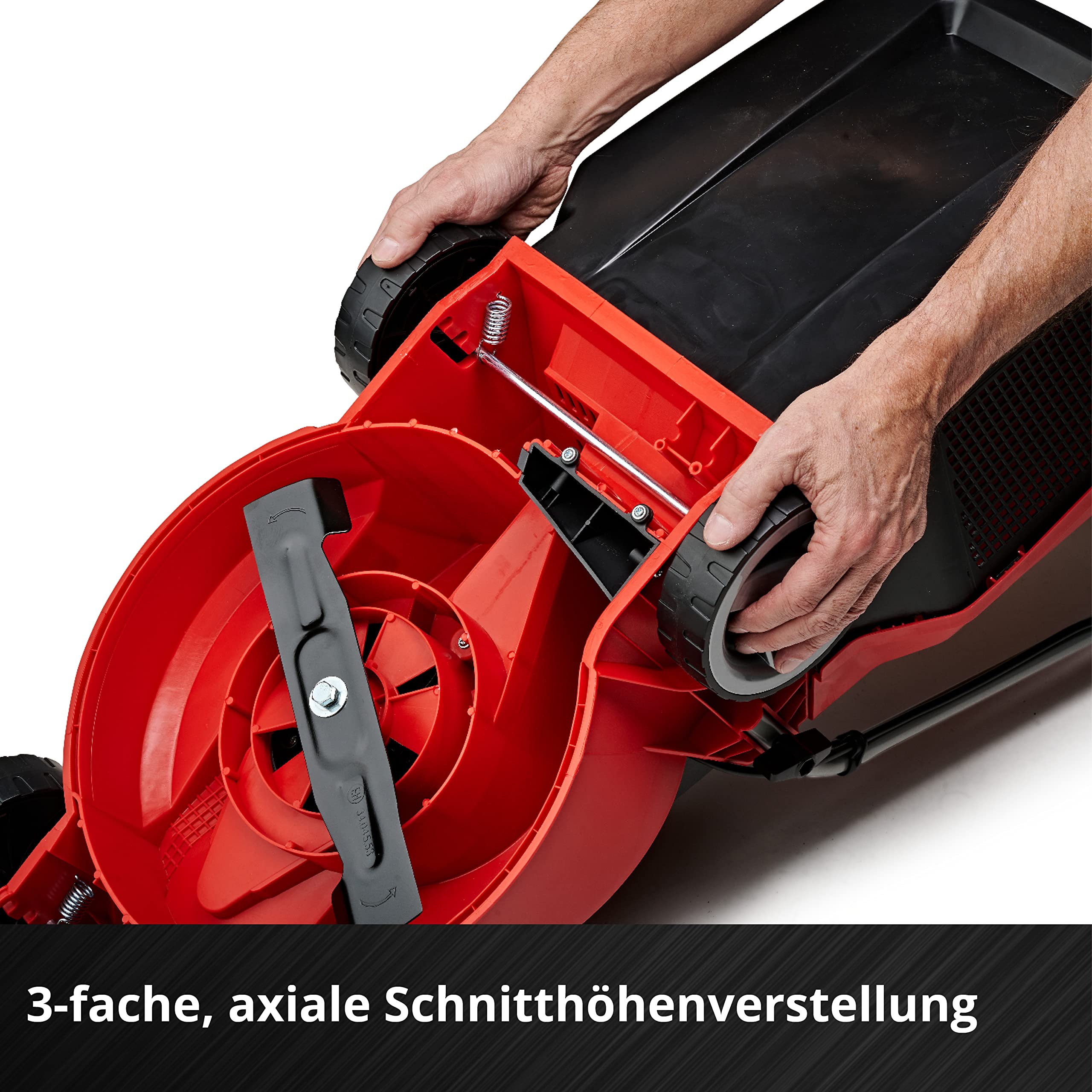 Einhell City Akku-Rasenmäher GE-cm 18/30 Li-Solo Power X-Change (18 V, 30 cm Schnittbreite, bis 150 m², Brushless, 25L Grasfangkorb, 30-70 mm Schnitthöhe, ohne Akku)