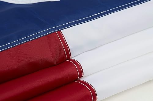 Miniatura 3 de Homissor Bandera del estado de Texas de 3 x 5 pies, banderas bordadas cosidas TX banderas de nailon resistentes para exteriores, color vivo, ojales