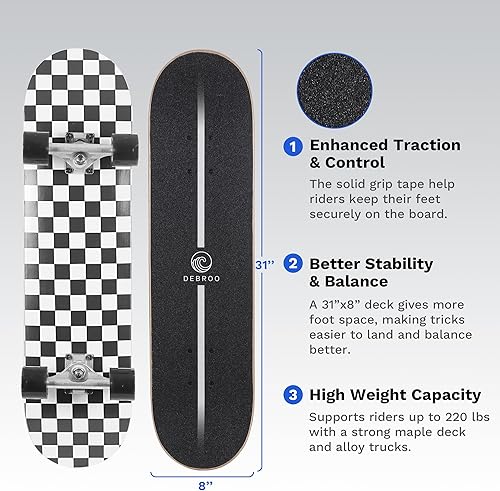 Miniatura 23 de Juegos de patinetas para principiantes con equipo de protección y herramienta de patinaje