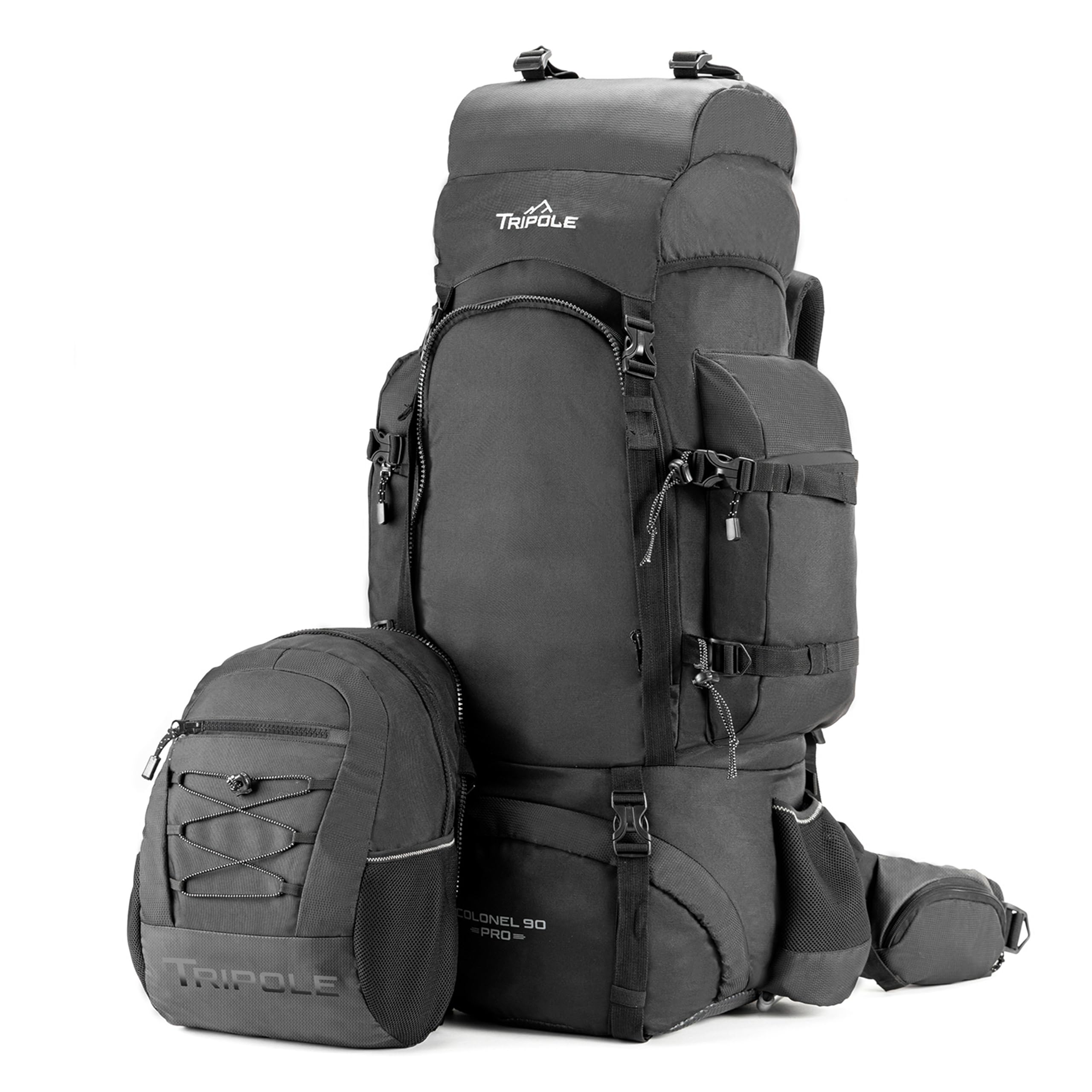 Tripole Mochila con Armazón Metálico Colonel Pro | Apertura Frontal | Bolsa Desmontable | Cubierta De Lluvia