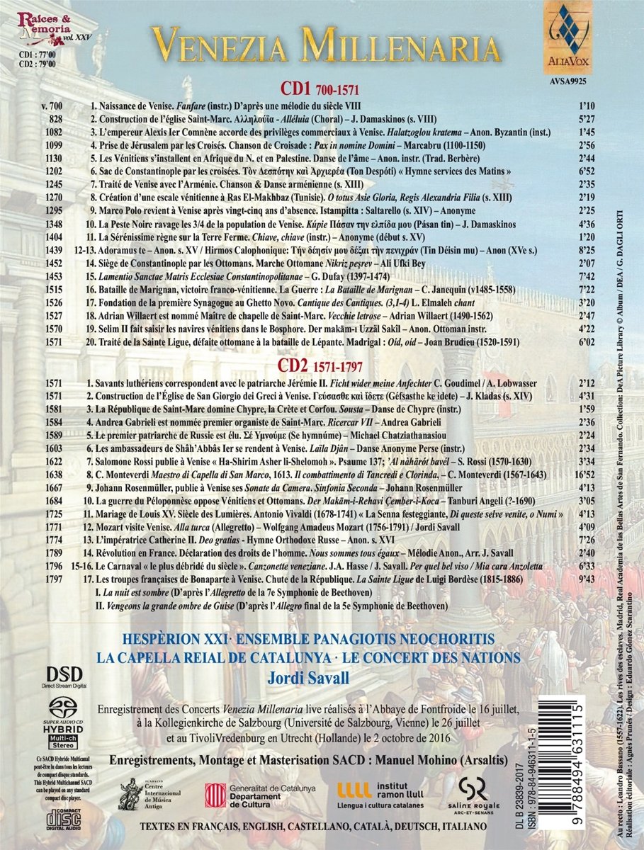 Venezia Millenaria - 700-1797
