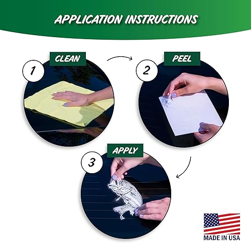 Miniatura 6 de Decalcomania - Calcomanía de collage de ciervos de caza, ciervos, calcomanías para ventana de camión, calcomanías de caza blancas fabricadas en