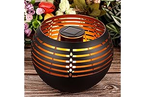 Outdoor Solar Fire Bowl: Illuminate Your Patio with Dancing Flames