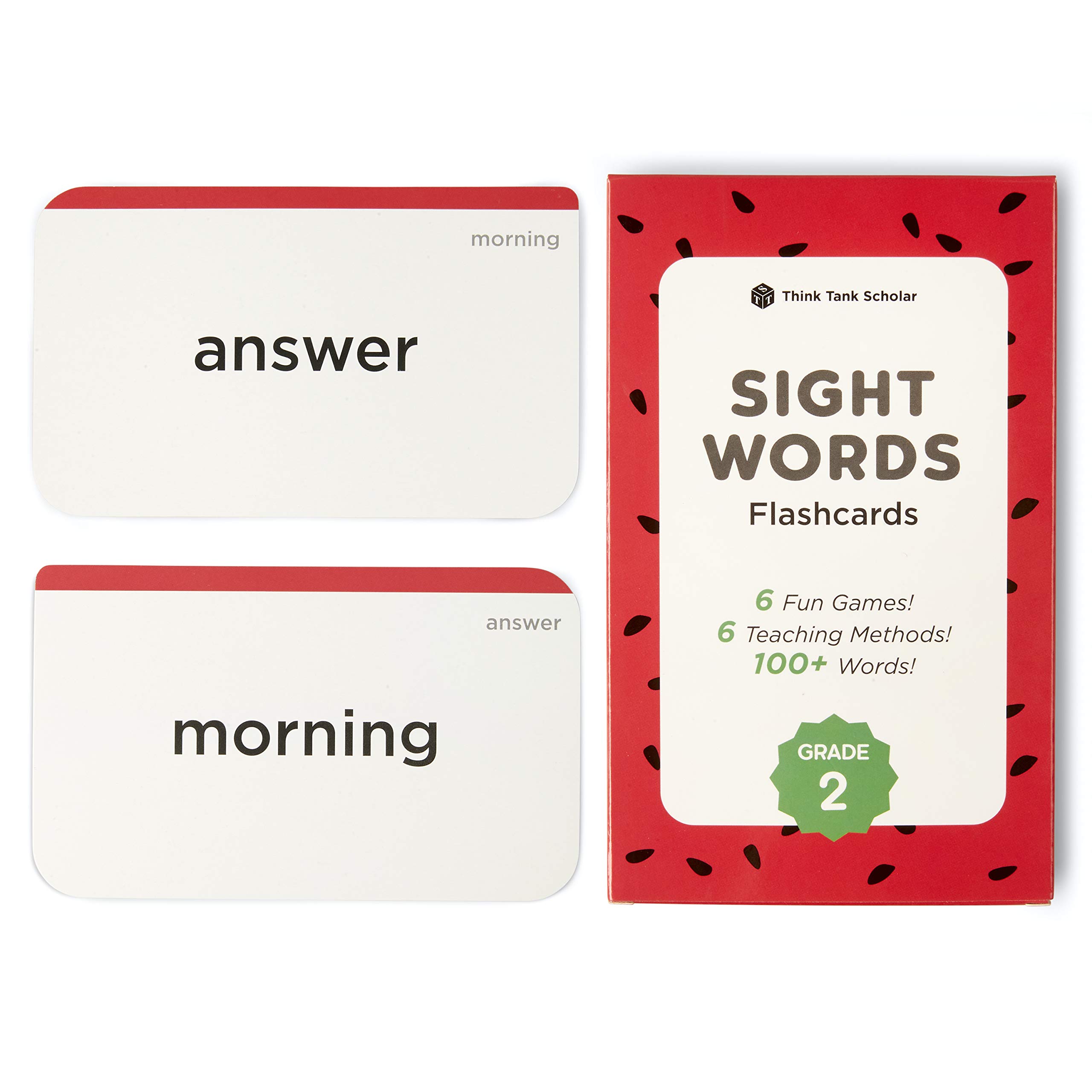 Award-Winning 2nd Grade Sight Words Flash Cards – 100+ Dolch & Fry High-Frequency Words – Build Vocabulary & Reading Fluency – Ages 6–9
