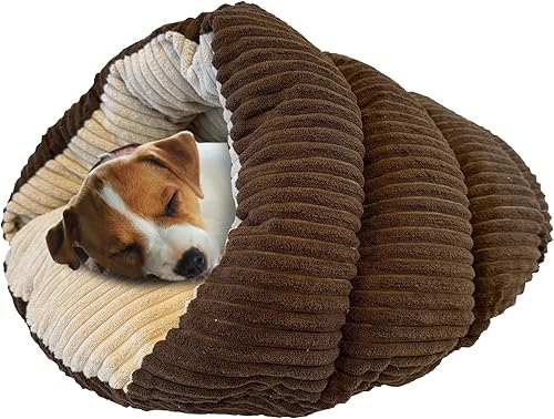 Miniatura 3 de SPOT Sleep Zone Cuddle Cave - Cama tipo cueva para gatos de interior y mini perros, duradera, cómoda, lavable para gatitos y cachorros de menos de