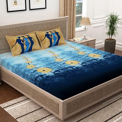 Bed Cotton, 300 TC Fine Cotton Bedsheet 
