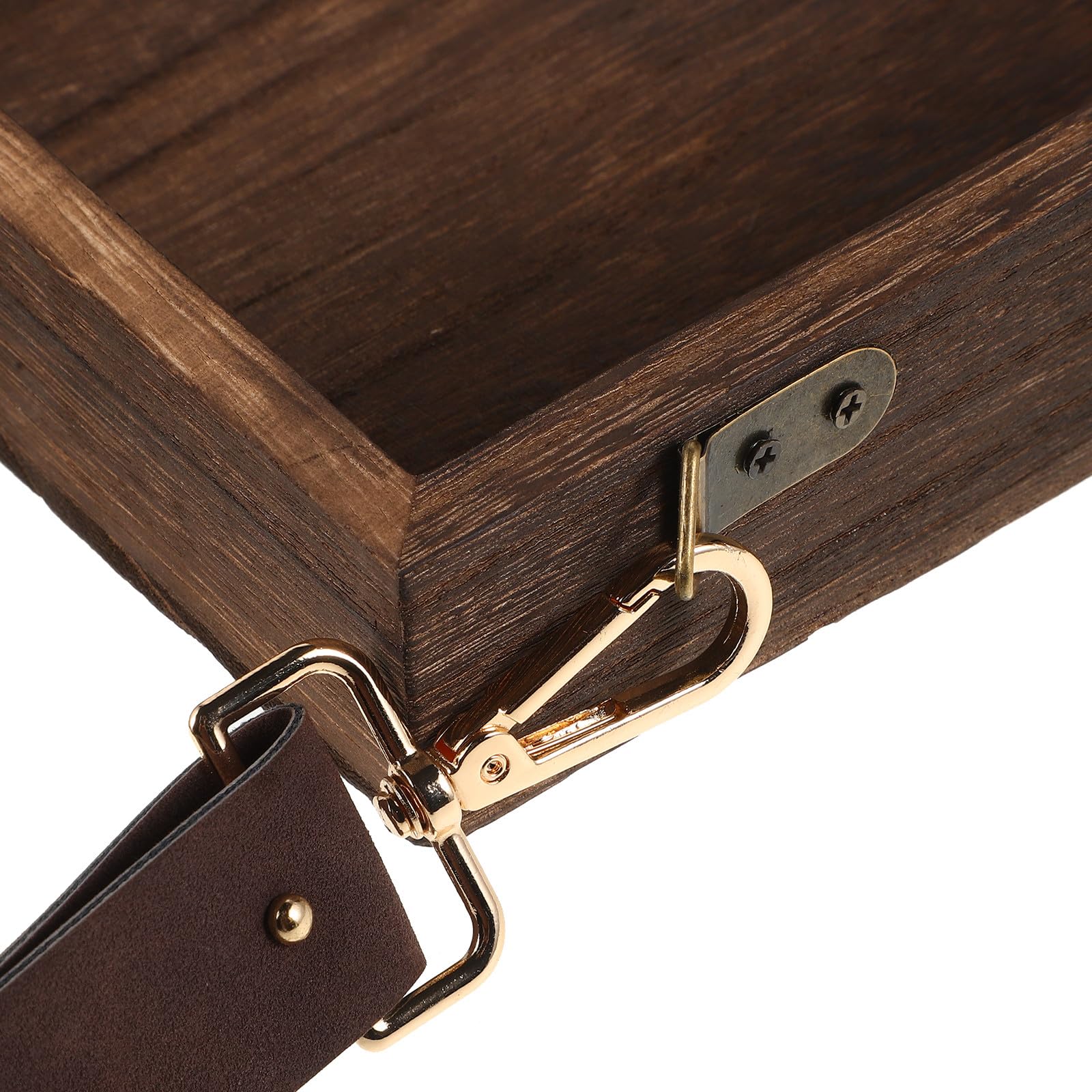 Scatola in Legno con Design Portatile e Facile da Trasportare per Artisti Portaoggetti e Organizzazione di Cancelleria per Pittura All'aperto