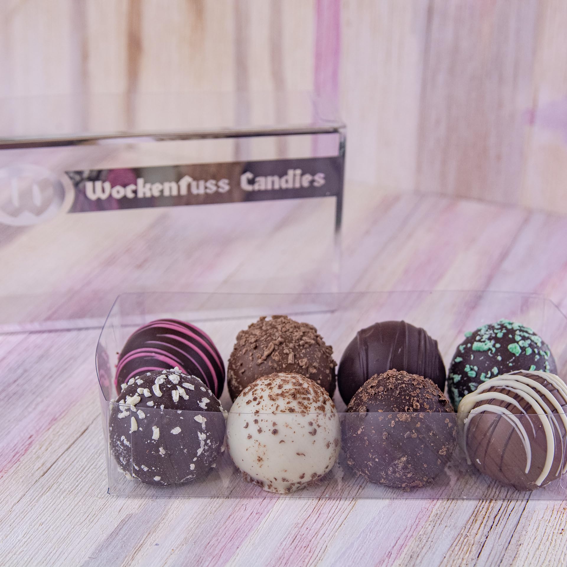 Wockenfuss Candies Dessert Truffles - 8 piece box