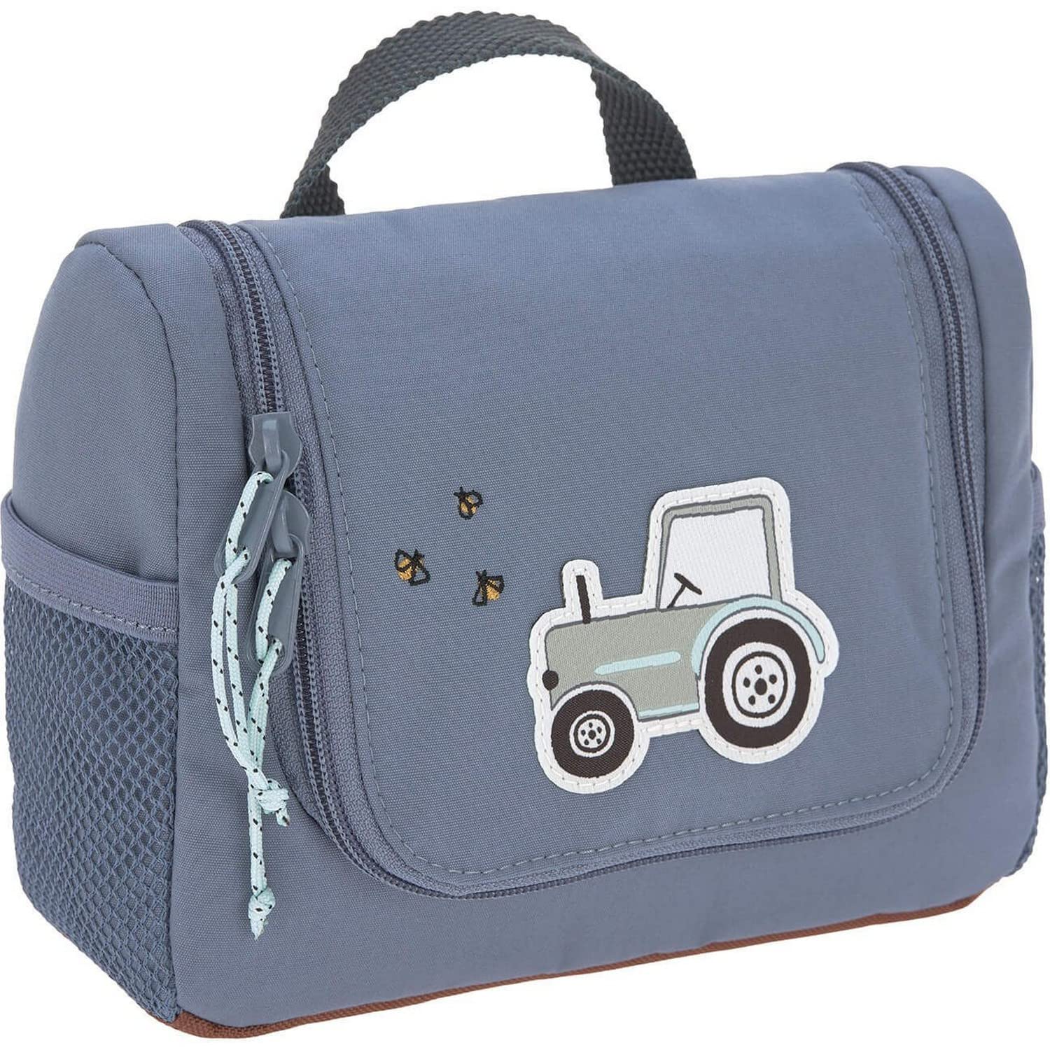 LÄSSIG Borsa lavaggio bambini appendere 20 cm Mini Washbag Adventure Tractor