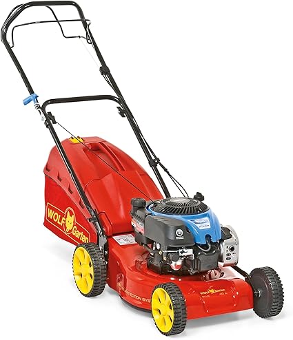 Wolf Garten 12a I45a650 Benzin Rasenmaher 40 Cm Blue Power 40a Mit Antrieb Amazon De Garten