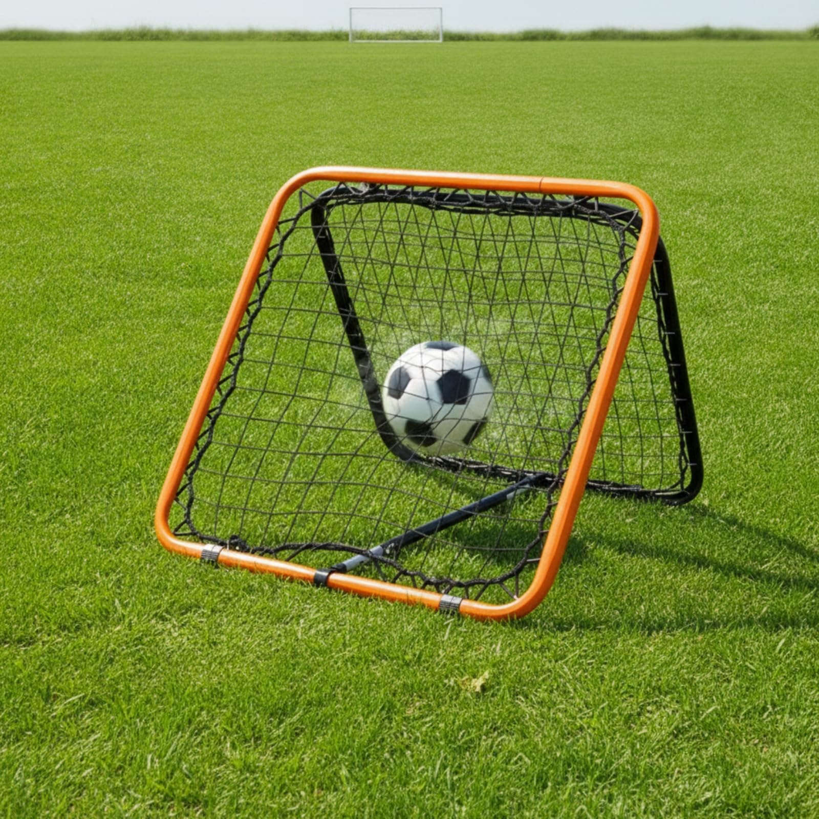 F Fityle Red Rebotador Doble Multiángulo Resiente, Red rebotador Fútbol, para Entrenamiento
