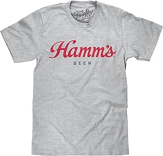 Men's Hamm's Red Script Beer Logo Shirt