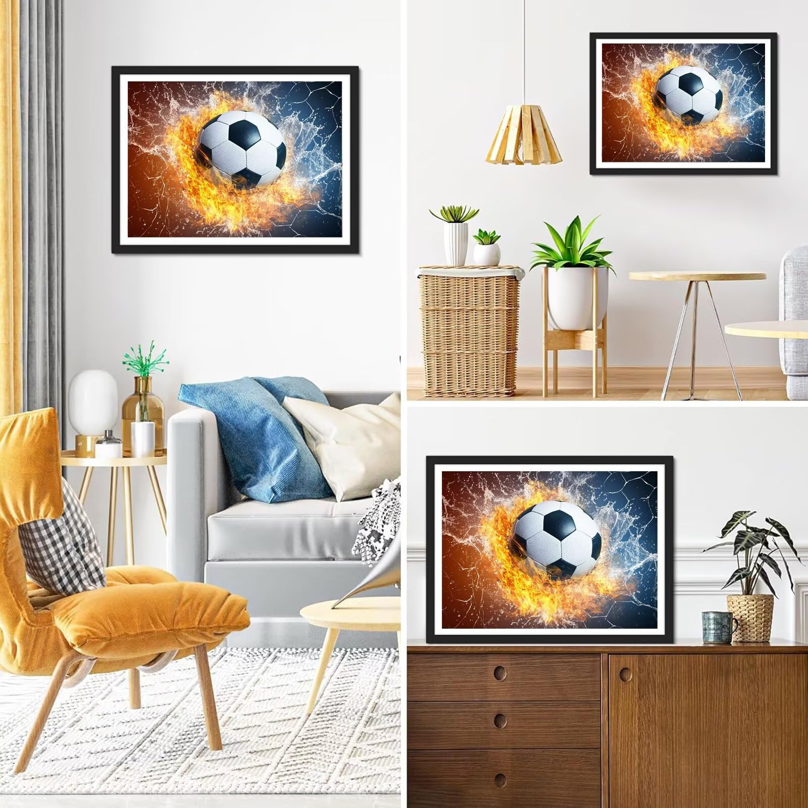 Flame Diamond Art, zestawy do malowania diamentami 5D dla dorosłych 61x81.3