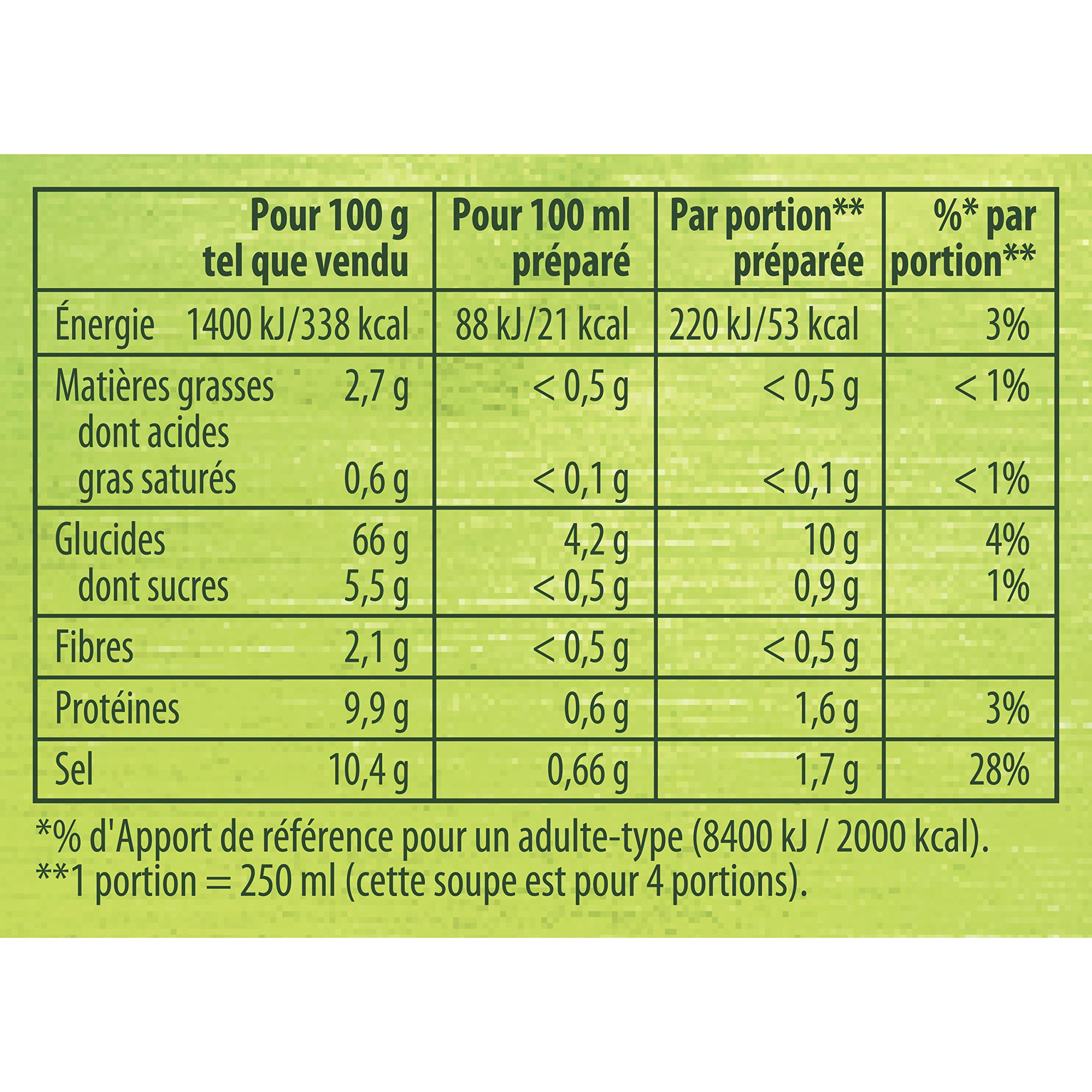 Knorr Soupe Déshydratée Poule aux Vermicelles pour 4 Personnes (Lot de 13 Sachets)