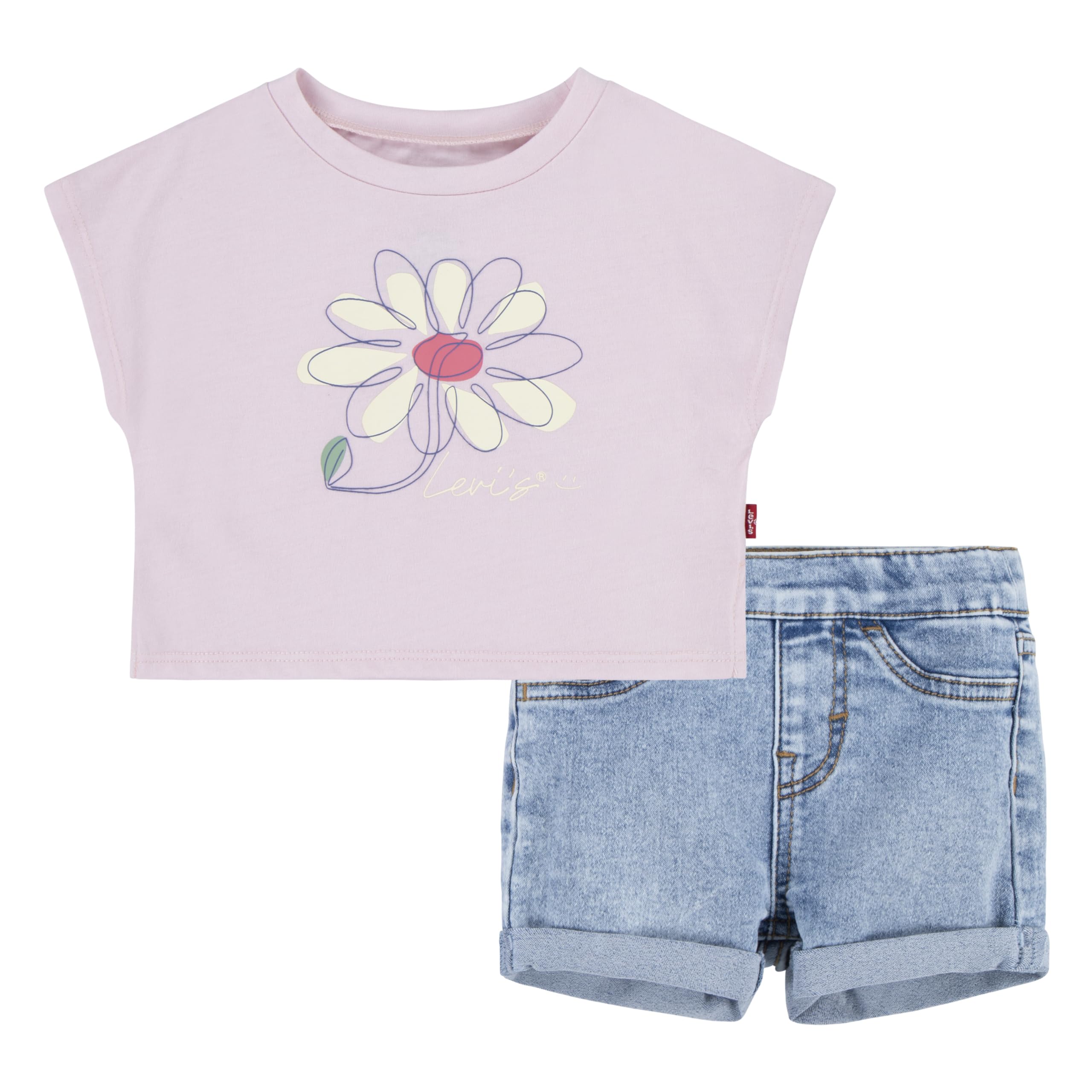 Levi's Tee And Short Set Sgss241 Abiti coordinati Bambine e ragazze