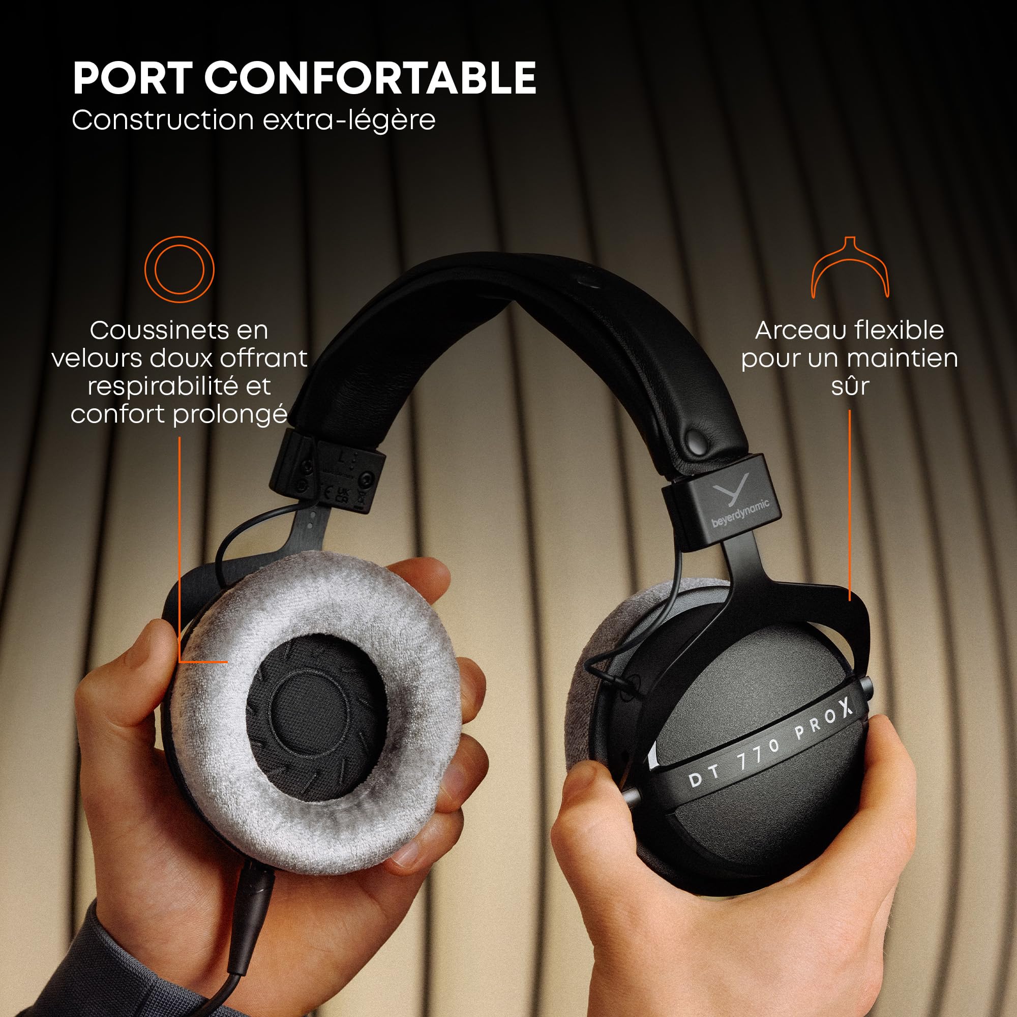 beyerdynamic DT 770 Pro X Casque de Studio circumaural pour l'enregistrement et Le Monitoring (fermé) Fabriqué à la Main en Allemagne