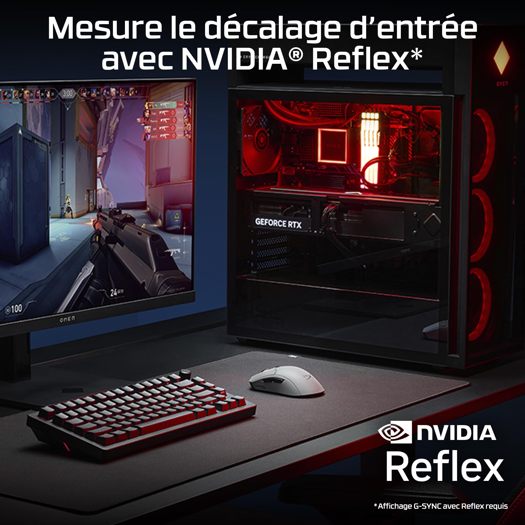 HyperX Pulsefire Haste 2 Pro Wireless, Souris Gaming sans Fil Ultra Légère 61 g, Capteur HyperX 26K Jusqu’à 26 000 DPI, Polling Rate 4 000 Hz, Double Connexion sans Fil 2.4 GHz et Bluetooth, Gris