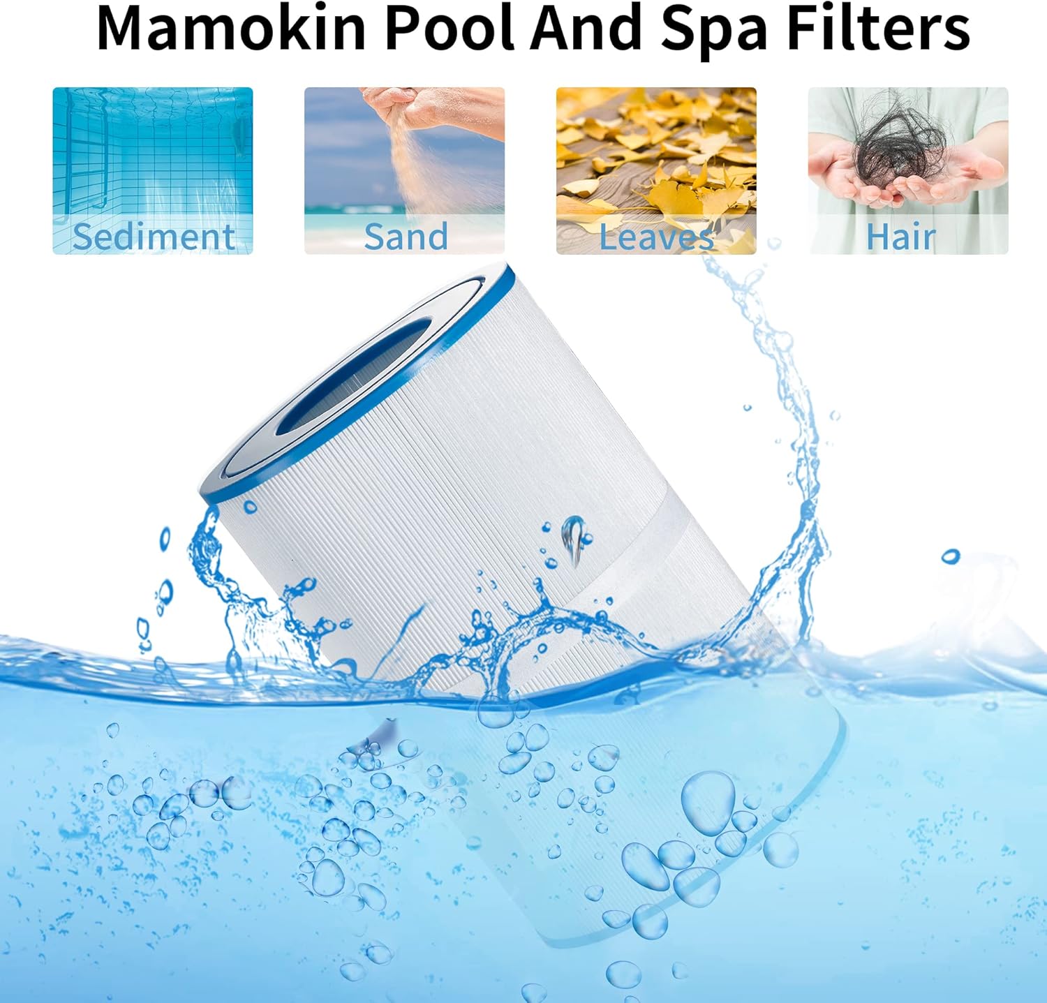 Oval Spa Filter PDM30 Replaces Dream Maker Hot Tubs 461269, Filbur FC9940M and Odyssey, Big EZ, EZL, Crossover 730L, 730S Hot Tub Filter - 2 Pack - Image 4