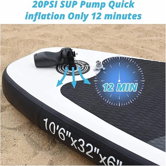 Air Pump, Portable Electric Air Pump Air Compressor Inflator Pump for Inflatable Boat Paddle Surfboard,Electric Air Pump