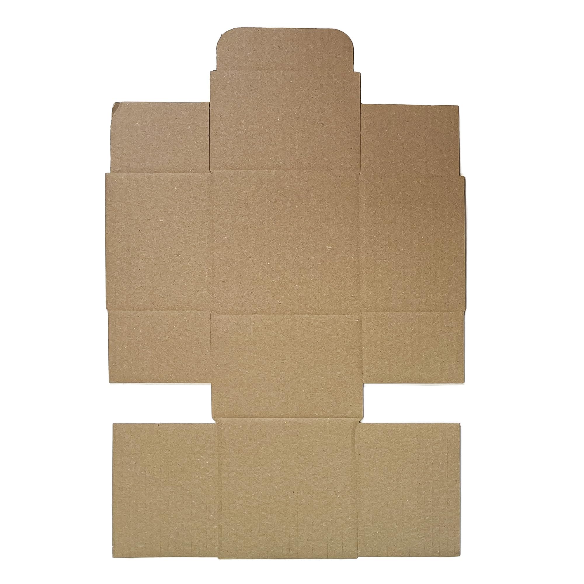 100x Large Mug Boxes (120mm x 90mm x 120mm) (Brown)
