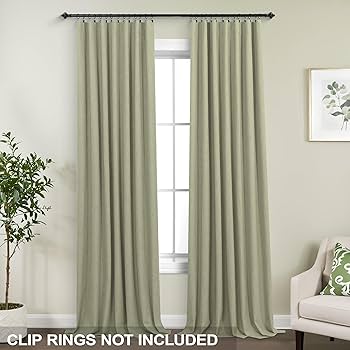 Bagaille CURTAIN ★ GREEN Amazon.com: KOUFALL Sage Green Curtains 108 Inches Long,Blackout