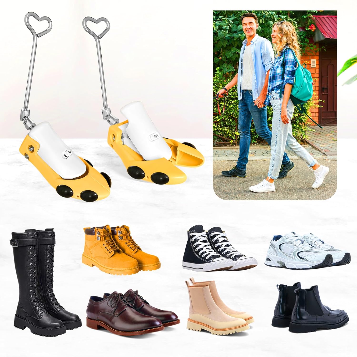 Boot Stretchers for Cowboy Boots Shoe Stretcher Boot Stretcher Men’s Size 8-13/Women’s Size 9-14 - Image 6