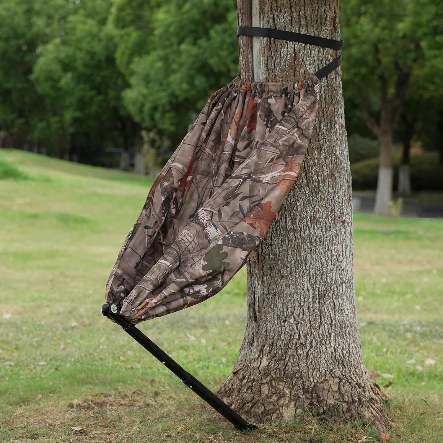 Camo Tree Chair Hammock Seat Hunting Chair Portable and Light Weight Camping Stool on Tree (Double-Sided)