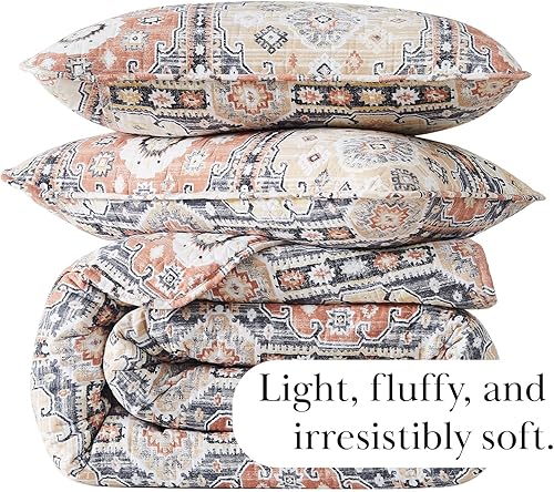 Vista 56 de Southshore Fine Living - Juego de funda acolchada de 6 piezas, diseño de hojas botánicas, color azul Hojas Botánicas Azul