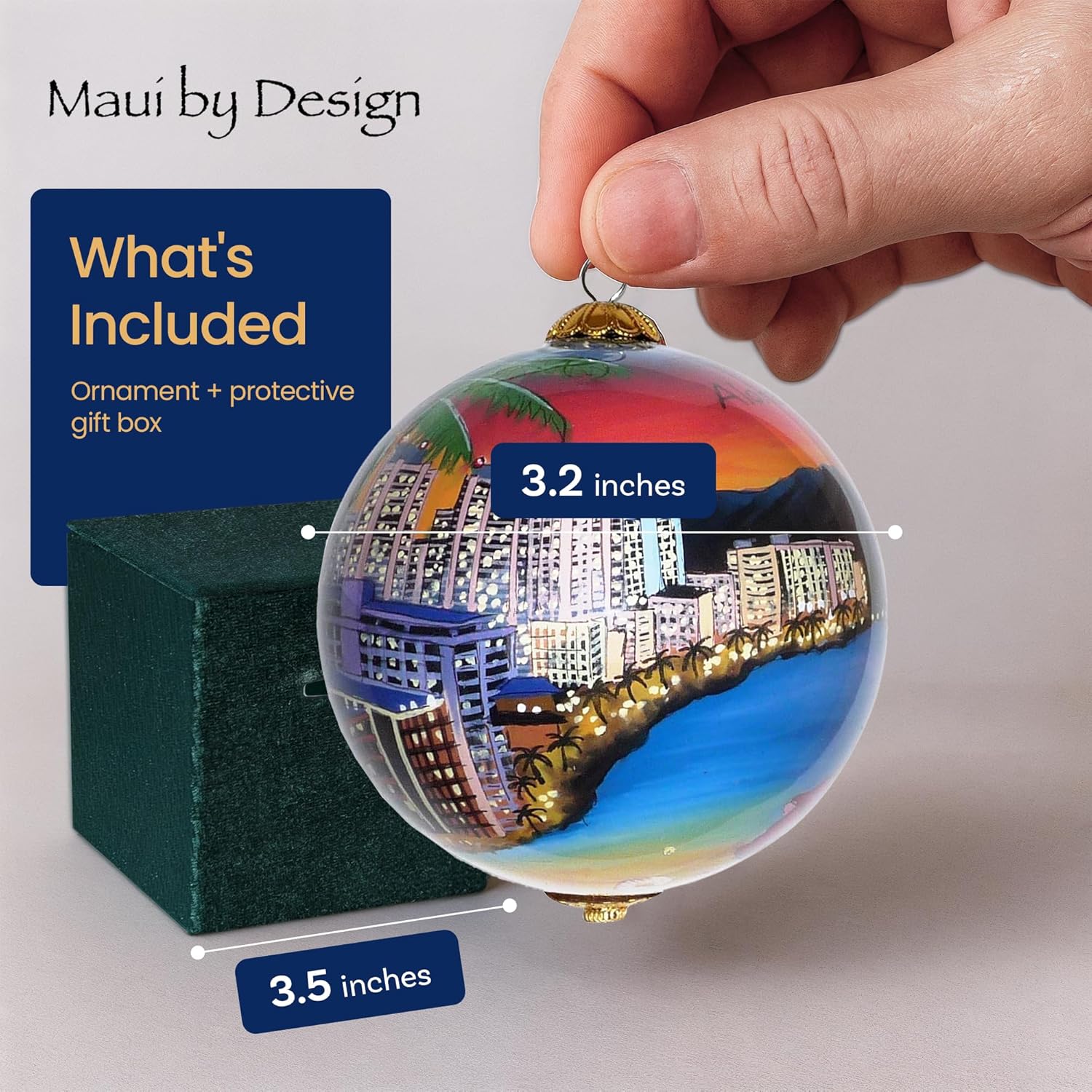 Collectible Waikiki Hawaii Christmas Ornament - Image 5