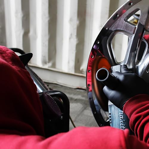 Miniatura 3 de Zephyr Kit de pulido, incluye compuestos de abrillantado, pulido y rueda de pulido para las vías aéreas, pulido como un profesional, pulido de metal