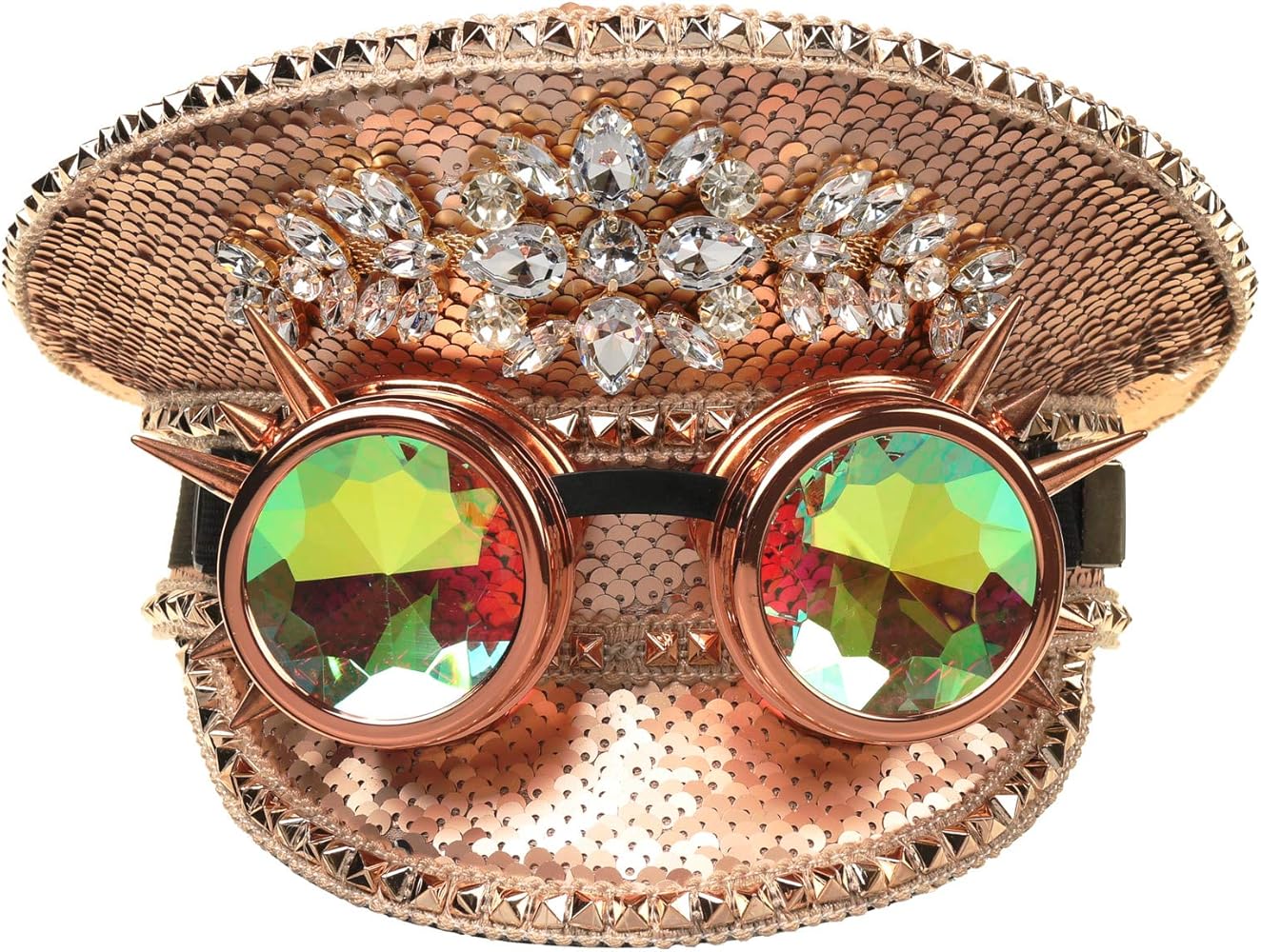 Amazon.com: ILOVEMASKS Steampunk Style Paillette Sequins