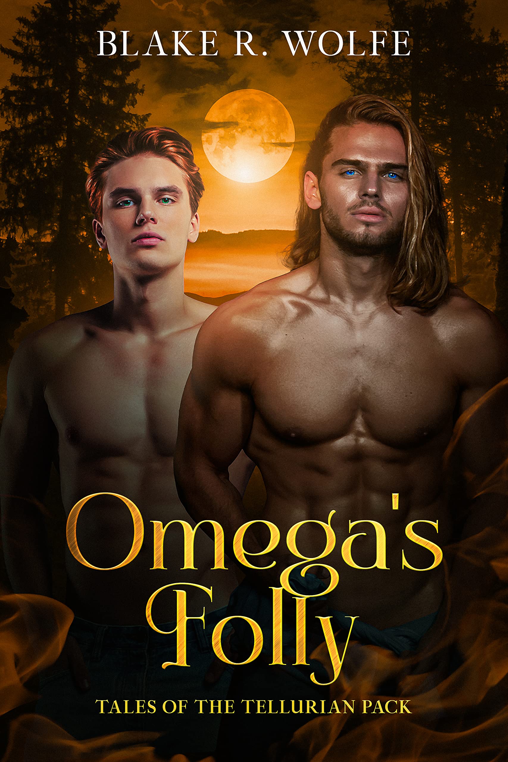 Omega's Folly: MM Wolf Shifter Romance (Tales of the Tellurian Pack Book 4)