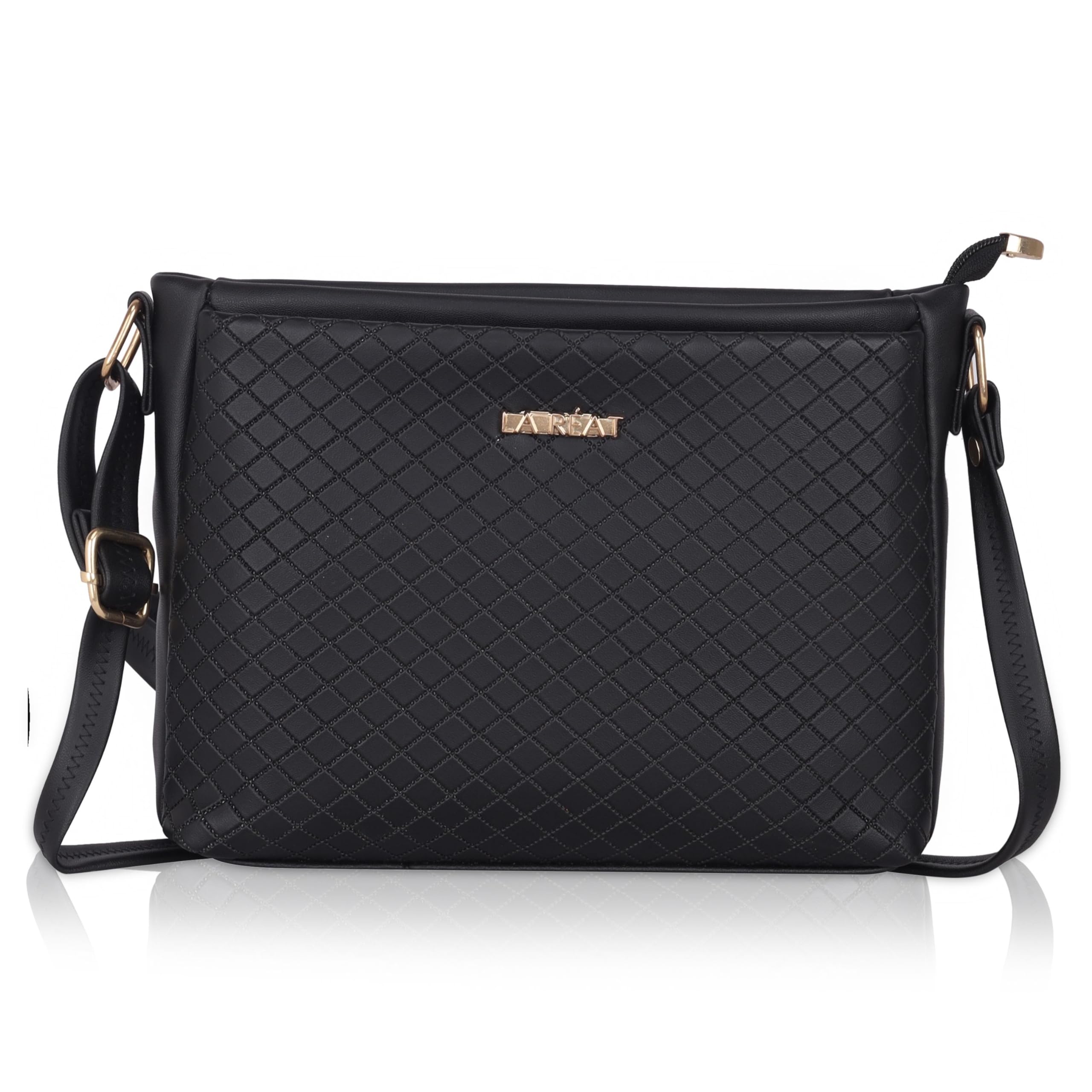 LA REAT Crossbody PU Leather Sling Bag with Multi Pockets for Womens (Beige) (B0CW1MT1KJ) Amazon Price History, Amazon Price Tracker