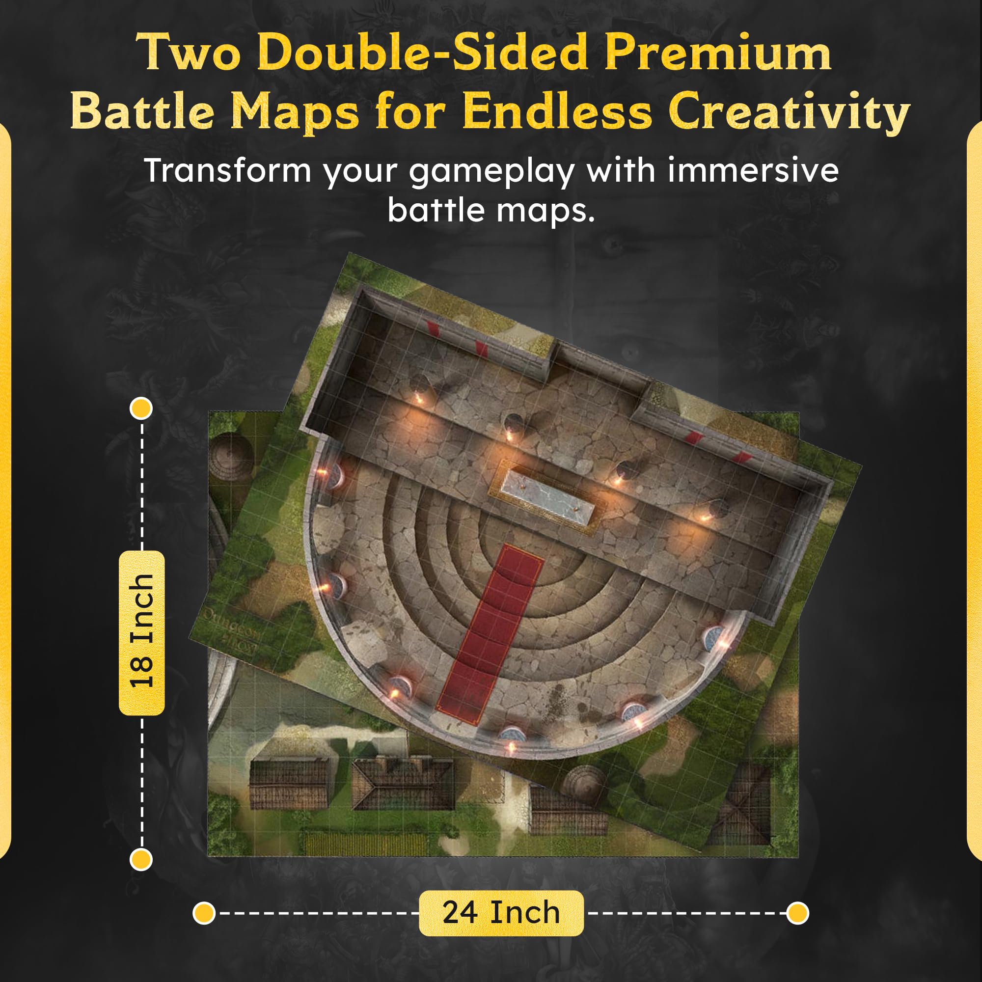 Dungeon In A Box - Death. Save. Repeat. 5e One-Shot Adventure for 4th-Level Characters, Includes D&D Miniatures, DND Battle Map, and Skinny Minis, Perfect DND Accessories for Tabletop RPG Campaigns - Image 5