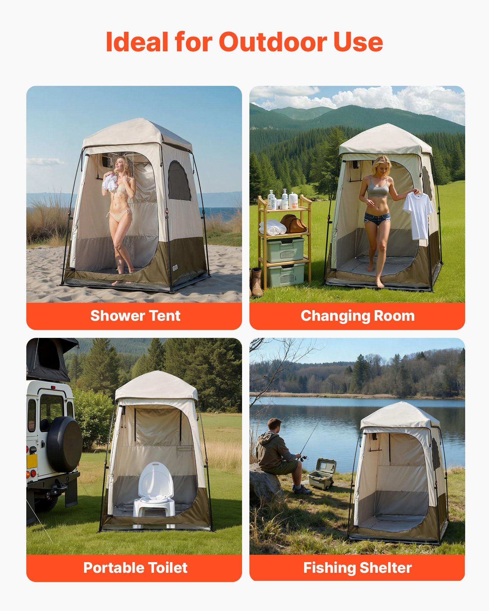 VEVOR Tenda doccia