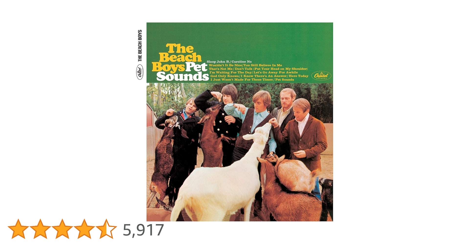 Pet Sounds - Mono [VINYL]: Amazon.co.uk: CDs & Vinyl