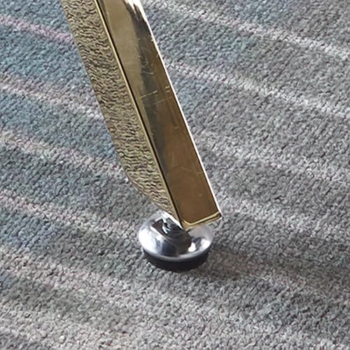 Miniatura 6 de Mesa de comedor redonda de vidrio de 36 pulgadas para 4, mesa circular moderna con patas cromadas, mesa de comedor para cocina, comedor, espacios