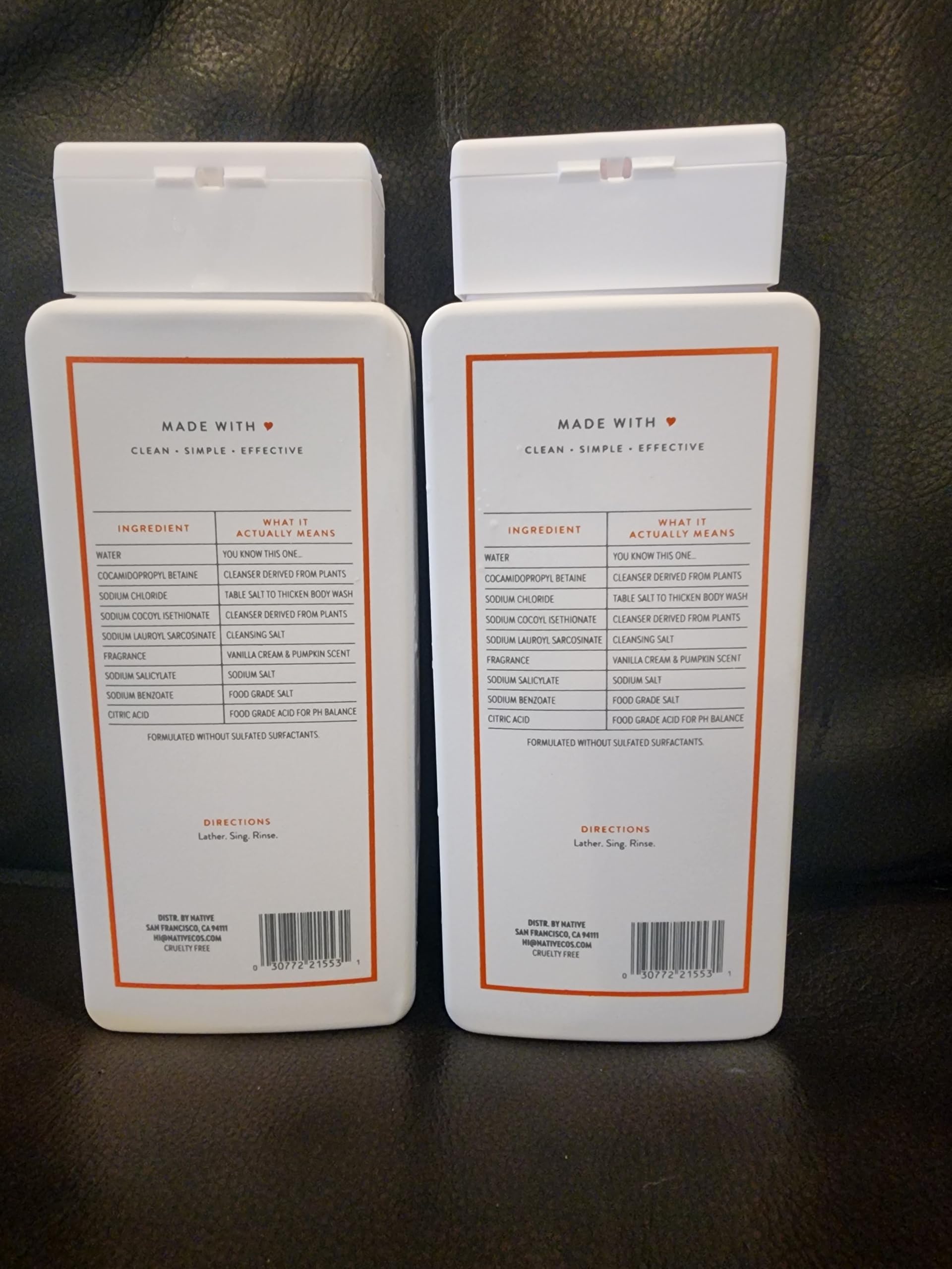 Amazon.com : Native Limited Edition Vanilla Cream & Pumpkin Body Wash 18 oz - 2 PACK : Beauty & Personal Care Amazon.com : Native Limited Edition Vanilla Cream & Pumpkin Body Wash 18 oz - 2 PACK : Beauty & Personal Care