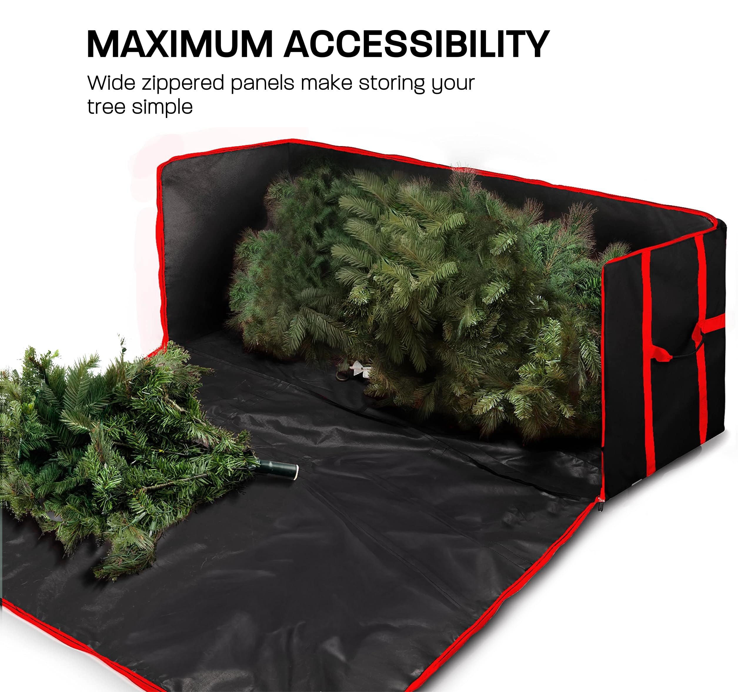 Amazon.com: ZOBER Wide Christmas Tree Storage Bag - Maximum