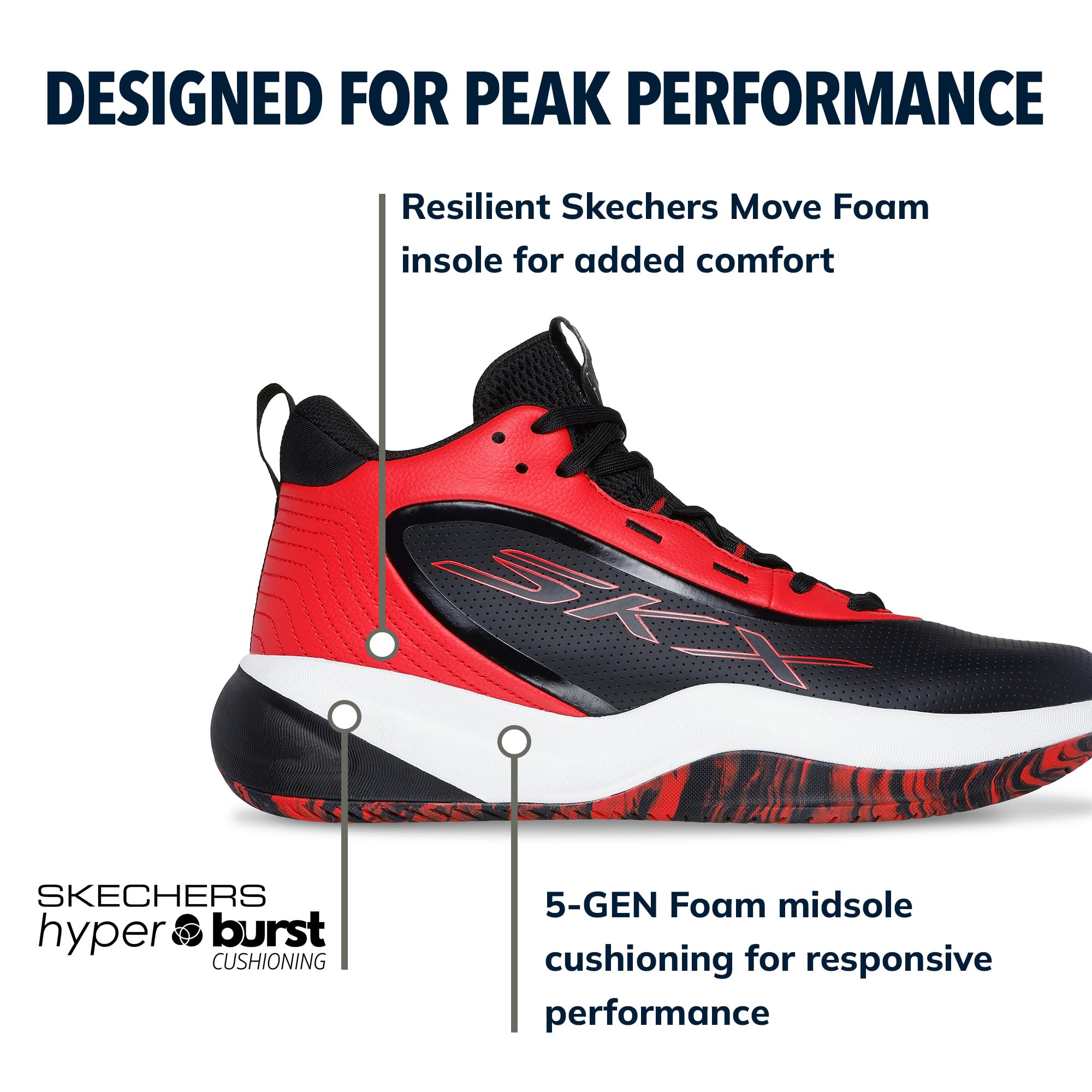 Skechers Herren Basketball Skx LeagueSneaker