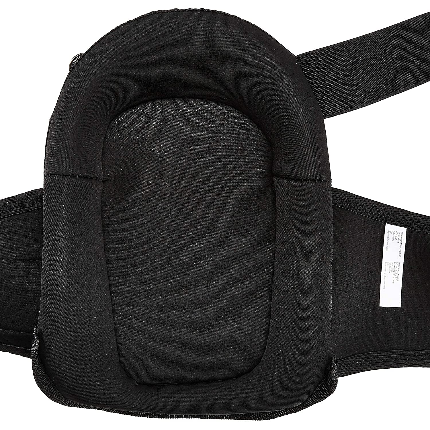 Amazon Basics Genouillères professionnelles, en mousse durable, rembourrage en gel confortable, avec clips faciles à régler, 1 paire, 17,8 x 11,7 x 24,1 cm, noir