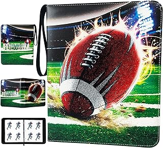 400 Pockets Football Cards Binder,Trading Cards Holder Card Collectors A...