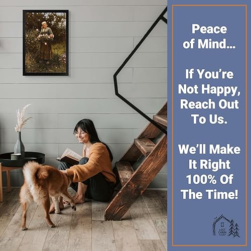 Miniatura 5 de Gathering Roses por Daniel Ridgway Knight - Lienzo enmarcado para decoración de pared, lienzos de reproducción de pinturas de obras de arte finas,