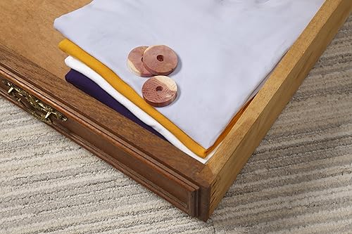 Miniatura 3 de Bloques de cedro para almacenamiento de ropa, anillos de cedro Cedar Essence (paquete de 20) fabricados en Estados Unidos